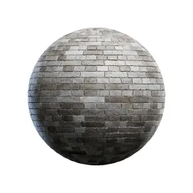 Old grey brick wall 4
